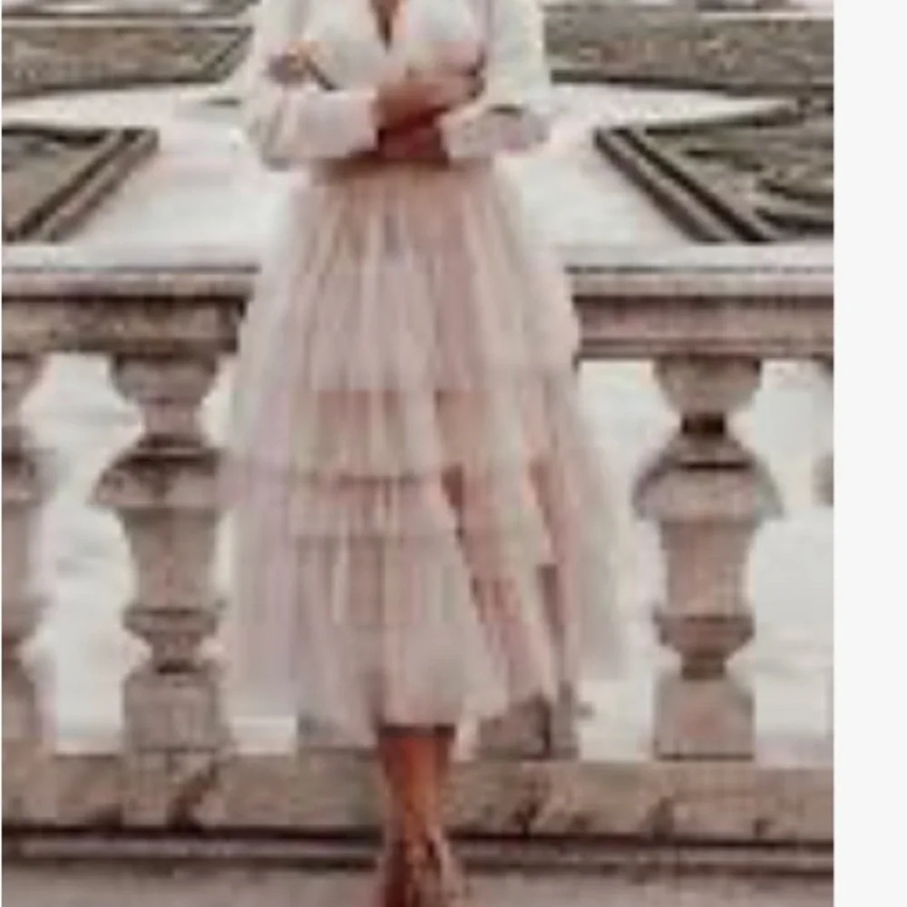 NWT ChicWish Tulle Layered Midi Skirt - Picture 2 of 5
